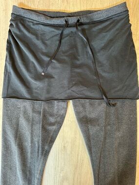 lululemon leggings with attached miniskirt early 2000’s vintage